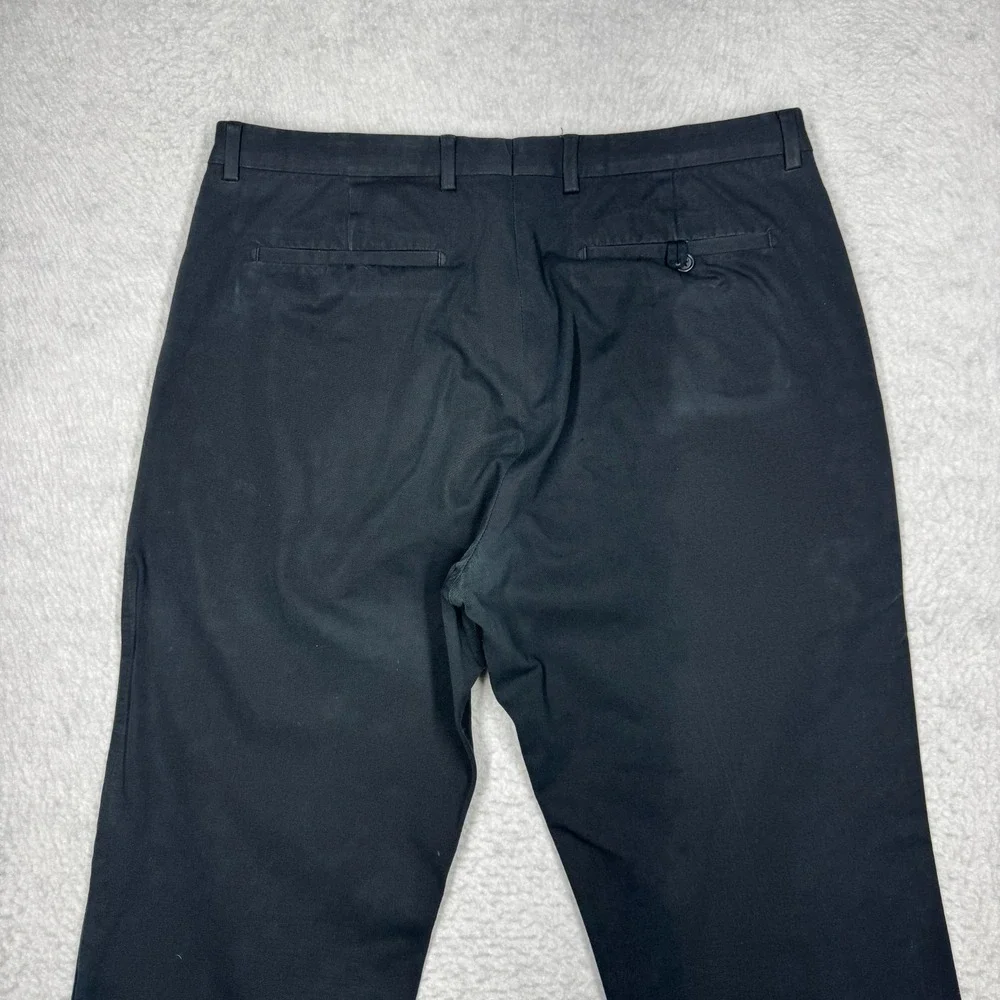 Banana Republic Wide Leg Casual Dress Pants Trousers Black Men's Size‎ 34x30